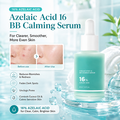 🔥 Buy 1 Get 1 Free✨16% Azelaic Acid Calming Serum with Niacinamide and Vitamin B5