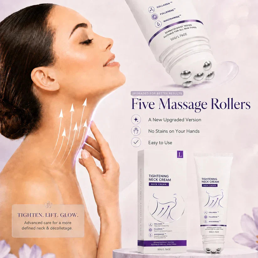✨Instant Neck Lift Cream — 🧴 Infused with Retinol & Hyaluronic Acid | Firms the Neck, Reduces Wrinkles & Double Chin
